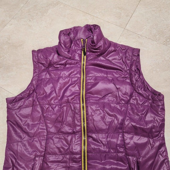 Cabela's Womens S Small Purple Primaloft Insulated Goose Down Puffer Vest Jacket - Picture 4 of 12